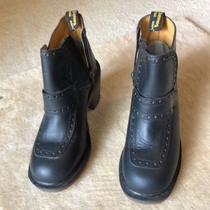 Vintage Dr. Martens 8241 High Heeled Zip Booties 7